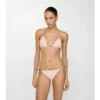 Górka bikini z wykończeniem w kratkę Górka bikini z wykończeniem w kratkę