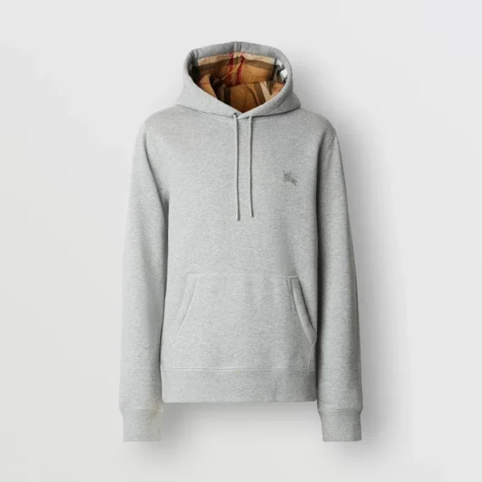 Hoodie z haftem z mieszanki bawełny EKD Hoodie z haftem z mieszanki bawełny EKD