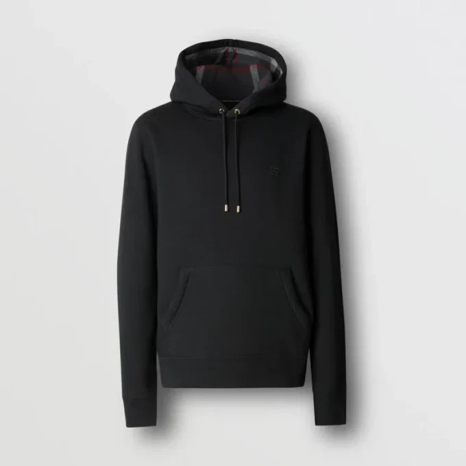 Hoodie z haftem z mieszanki bawełny EKD Hoodie z haftem z mieszanki bawełny EKD