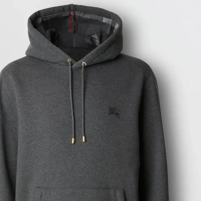 Hoodie z haftem z mieszanki bawełny EKD Hoodie z haftem z mieszanki bawełny EKD