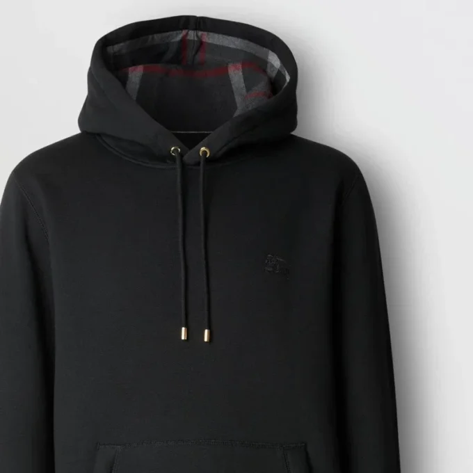 Hoodie z haftem z mieszanki bawełny EKD Hoodie z haftem z mieszanki bawełny EKD