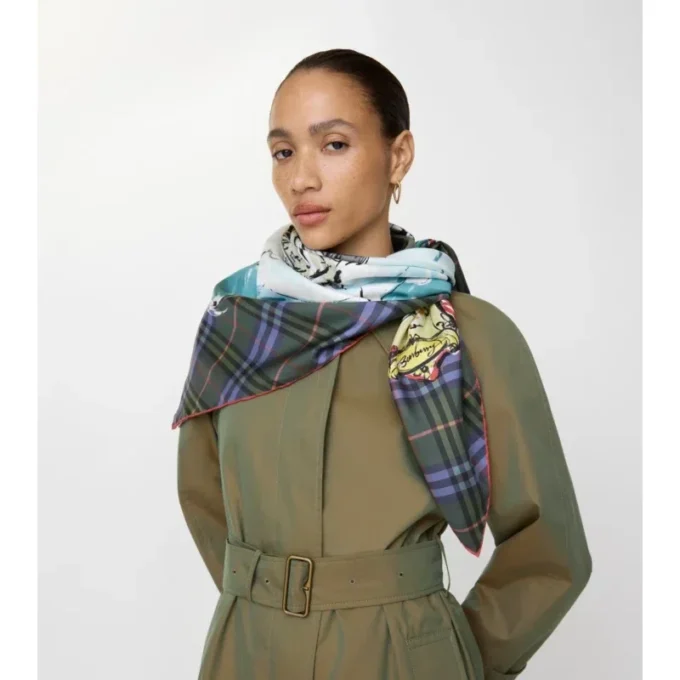 Jedwabny szalik Balmoral Jedwabny szalik Balmoral