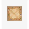 Jedwabny szalik w kratę