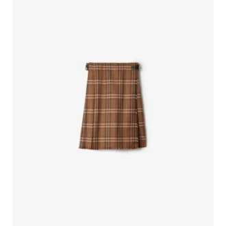 Kilt z wełny w kratę