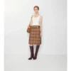 Kilt z wełny w kratę