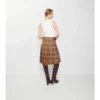 Kilt z wełny w kratę