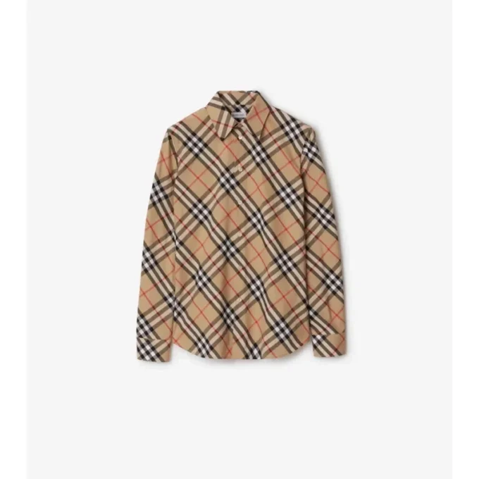Koszula bawełniana w kratę o kroju slim fit Koszula bawełniana w kratę o kroju slim fit