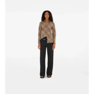 Koszula bawełniana w kratę o kroju slim fit