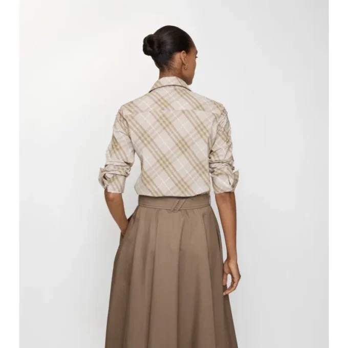Koszula bawełniana w kratę o kroju slim fit Koszula bawełniana w kratę o kroju slim fit