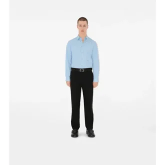 Koszula formalna z bawełnianej popeliny o kroju slim fit