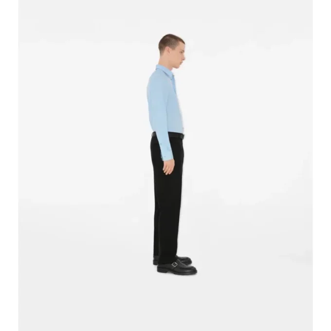 Koszula formalna z bawełnianej popeliny o kroju slim fit Koszula formalna z bawełnianej popeliny o kroju slim fit