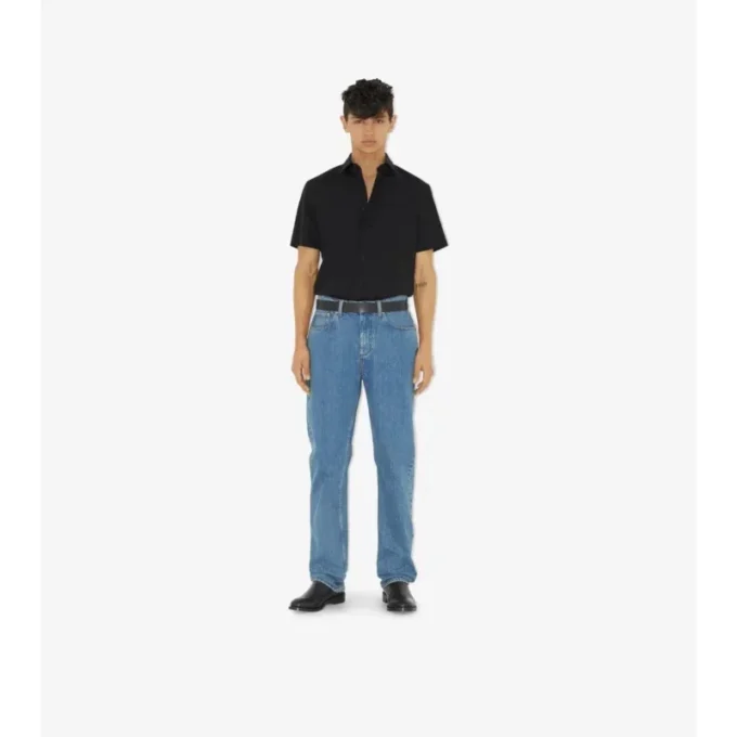Koszula z elastycznej bawełny o kroju slim fit Koszula z elastycznej bawełny o kroju slim fit