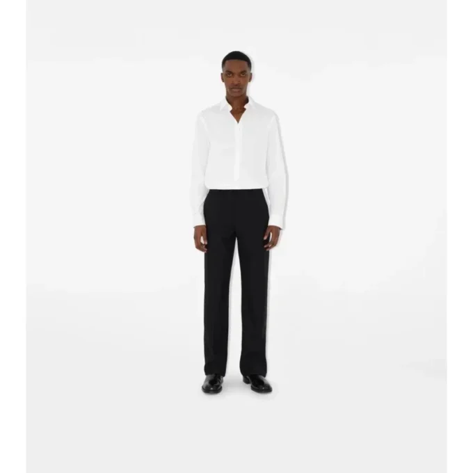 Koszula z elastycznej bawełny o kroju slim fit Koszula z elastycznej bawełny o kroju slim fit