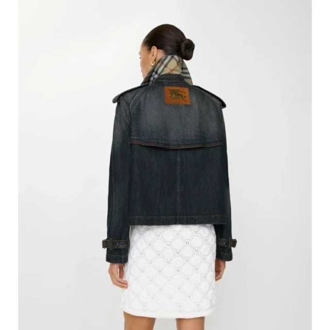 Krótka kurtka jeansowa Mayfair Trench