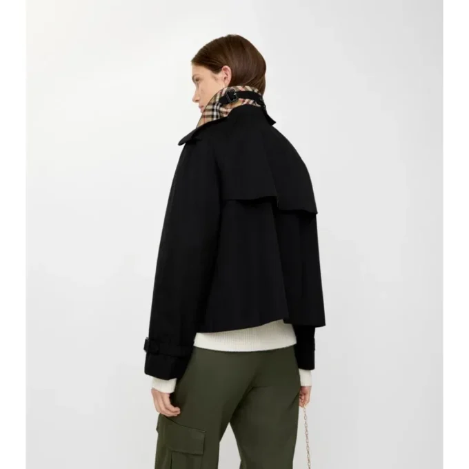 Krótka kurtka Mayfair z Gabardine