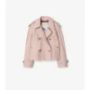 Krótka kurtka trenczowa Mayfair z Tropical Gabardine