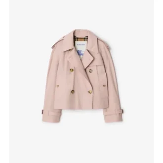 Krótka kurtka trenczowa Mayfair z Tropical Gabardine