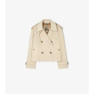Krótka kurtka trenczowa Mayfair z Tropical Gabardine