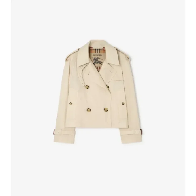Krótka kurtka trenczowa Mayfair z Tropical Gabardine Krótka kurtka trenczowa Mayfair z Tropical Gabardine
