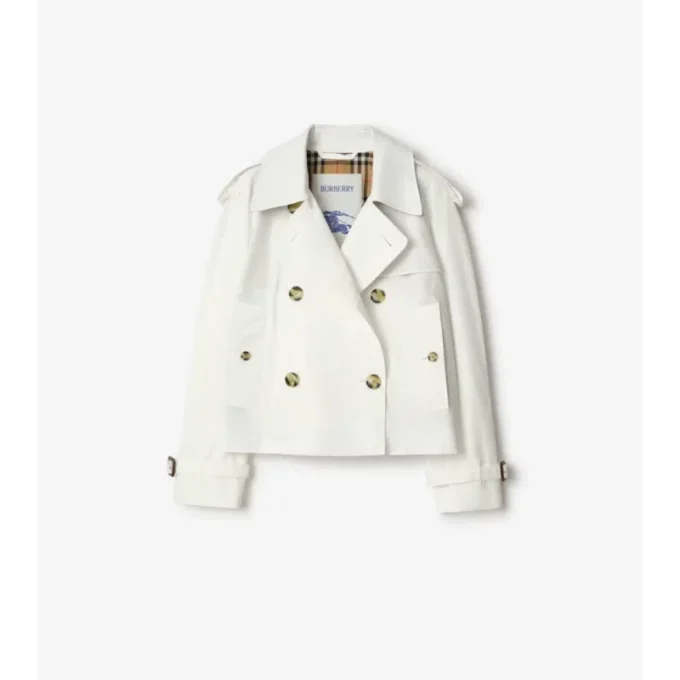 Krótka kurtka trenczowa Mayfair z Tropical Gabardine Krótka kurtka trenczowa Mayfair z Tropical Gabardine