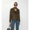 Krótka kurtka trenczowa Mayfair z Tropical Gabardine Krótka kurtka trenczowa Mayfair z Tropical Gabardine