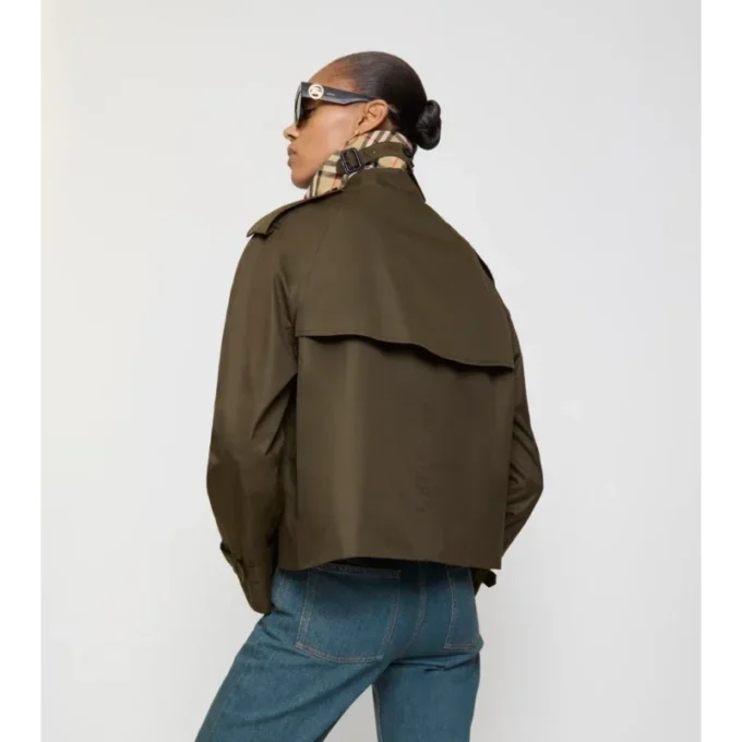 Krótka kurtka trenczowa Mayfair z Tropical Gabardine Krótka kurtka trenczowa Mayfair z Tropical Gabardine