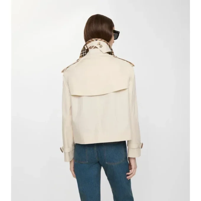 Krótka kurtka trenczowa Mayfair z Tropical Gabardine Krótka kurtka trenczowa Mayfair z Tropical Gabardine