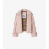 Krótka kurtka trenczowa Mayfair z Tropical Gabardine
