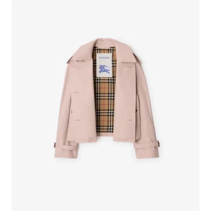 Krótka kurtka trenczowa Mayfair z Tropical Gabardine