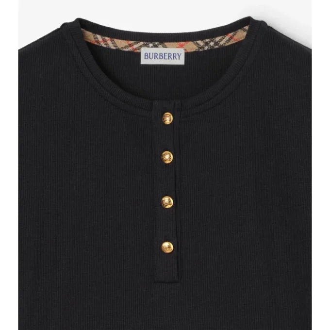 Krótki bawełniany T-shirt