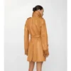 Krótki Car Coat z frędzlami Krótki Car Coat z frędzlami