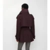 Krótki Fitzrovia Trench Coat z gabardyny
