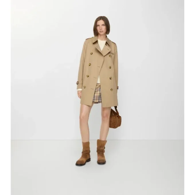 Krótki Heritage Trench Coat Kensington