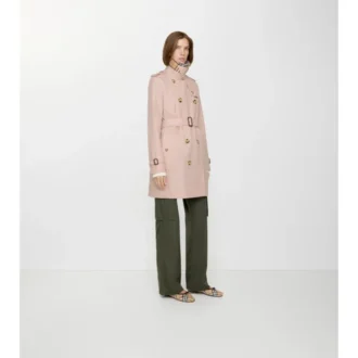 Krótki Kensington Trench Coat z Tropical Gabardine