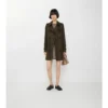 Krótki Kensington Trench Coat z Tropical Gabardine Krótki Kensington Trench Coat z Tropical Gabardine