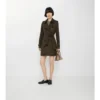 Krótki Kensington Trench Coat z Tropical Gabardine Krótki Kensington Trench Coat z Tropical Gabardine