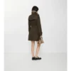 Krótki Kensington Trench Coat z Tropical Gabardine Krótki Kensington Trench Coat z Tropical Gabardine