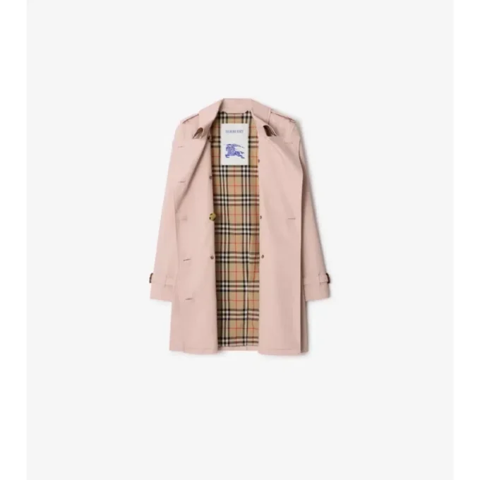 Krótki Kensington Trench Coat z Tropical Gabardine Krótki Kensington Trench Coat z Tropical Gabardine