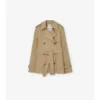 Krótki, lekki bawełniany Belgravia Trench Coat 