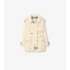 Krótki, lekki Trench Coat Fitzrovia z bawełny