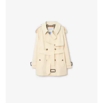 Krótki, lekki Trench Coat Fitzrovia z bawełny