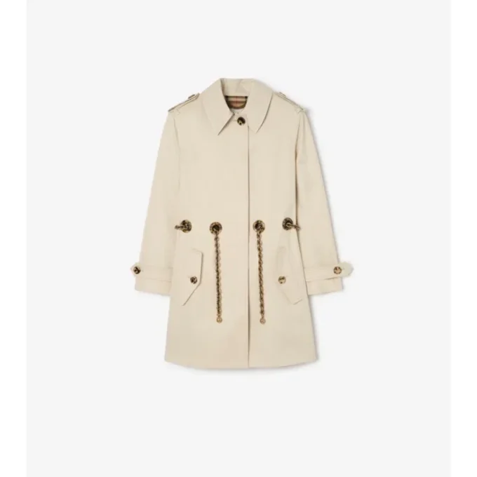 Krótki płaszcz Car Coat Stonehaven z gabardyny Krótki płaszcz Car Coat Stonehaven z gabardyny