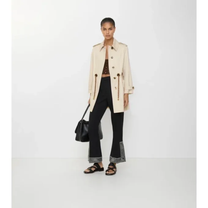 Krótki płaszcz Car Coat Stonehaven z gabardyny Krótki płaszcz Car Coat Stonehaven z gabardyny