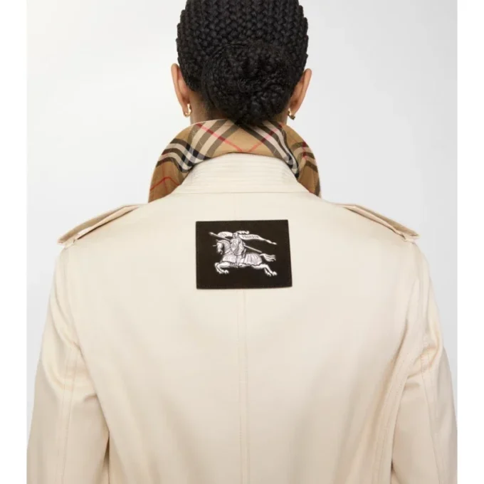 Krótki płaszcz Car Coat Stonehaven z gabardyny Krótki płaszcz Car Coat Stonehaven z gabardyny