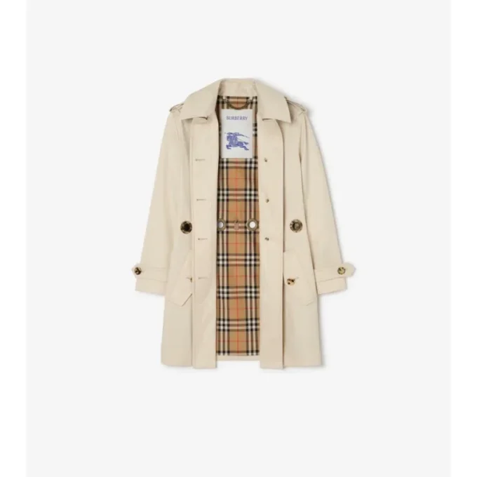 Krótki płaszcz Car Coat Stonehaven z gabardyny Krótki płaszcz Car Coat Stonehaven z gabardyny