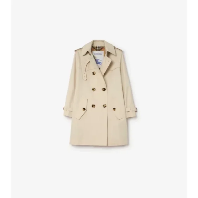 Krótki Summerside Gabardine Trench Coat 