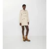 Krótki Summerside Gabardine Trench Coat 