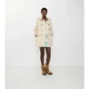 Krótki Summerside Gabardine Trench Coat 
