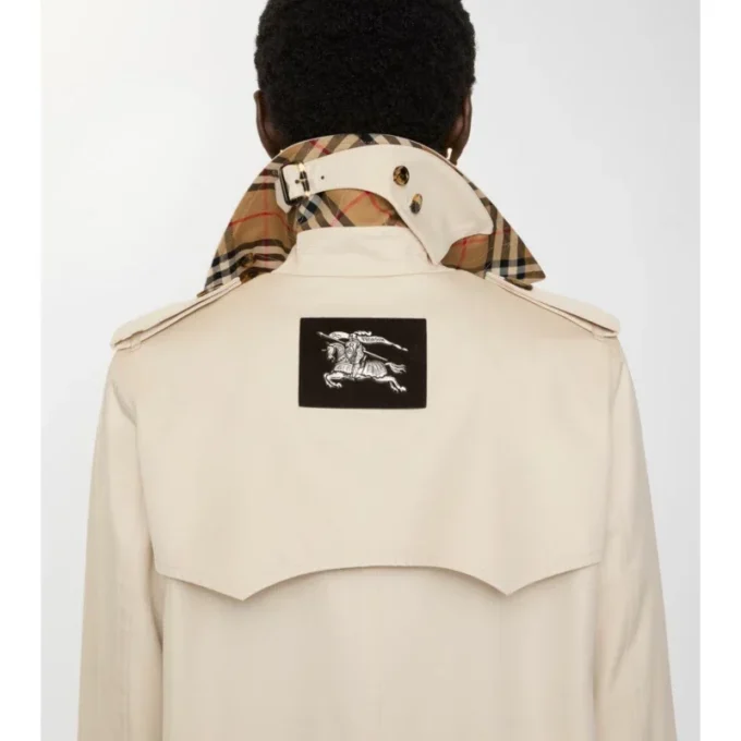 Krótki Summerside Gabardine Trench Coat 