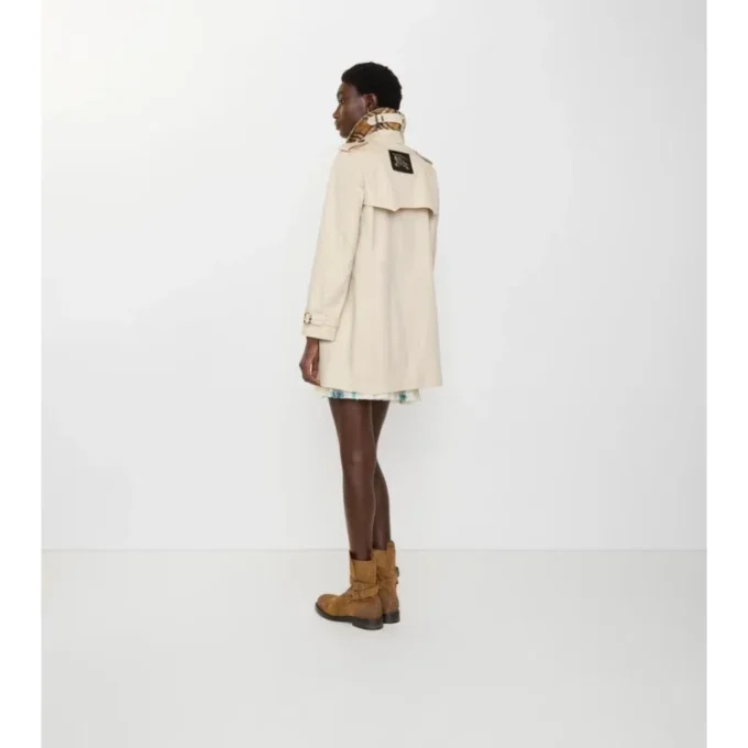 Krótki Summerside Gabardine Trench Coat 